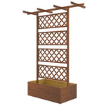 Wooden Trellis Planter For Climbing Plants