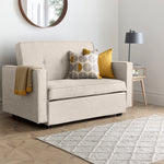 Troy 2 Seater Adjustable Sofa Bed | 2 Person | Beige