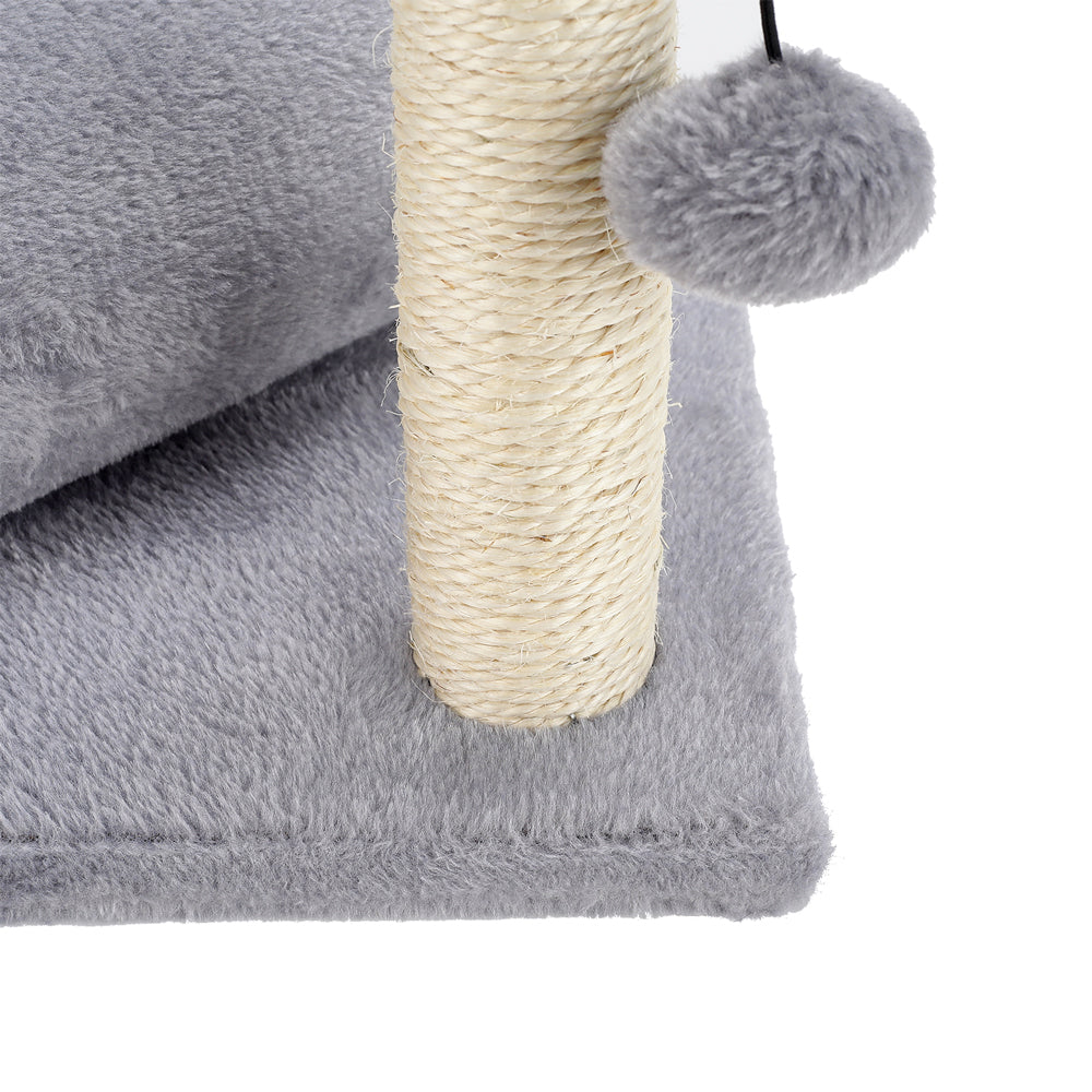 Cat Scratching Post With Toys And Tunnel