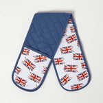 Multi Colour Union Jack Cotton Double Oven Glove