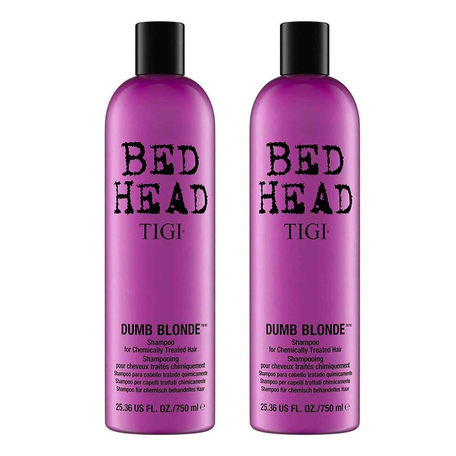 Dumb Blonde Shampoo For Damaged Blonde Hair, 750ml 2 Pack