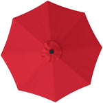 Upf 50+ Replacement Parasol Canopy Parasol Cover Replacement | Red