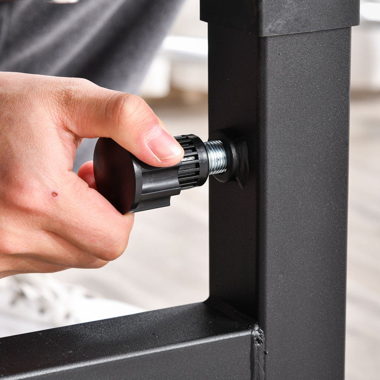 Weight Bench With Bar Rack, Chest Fly Preacher Curls