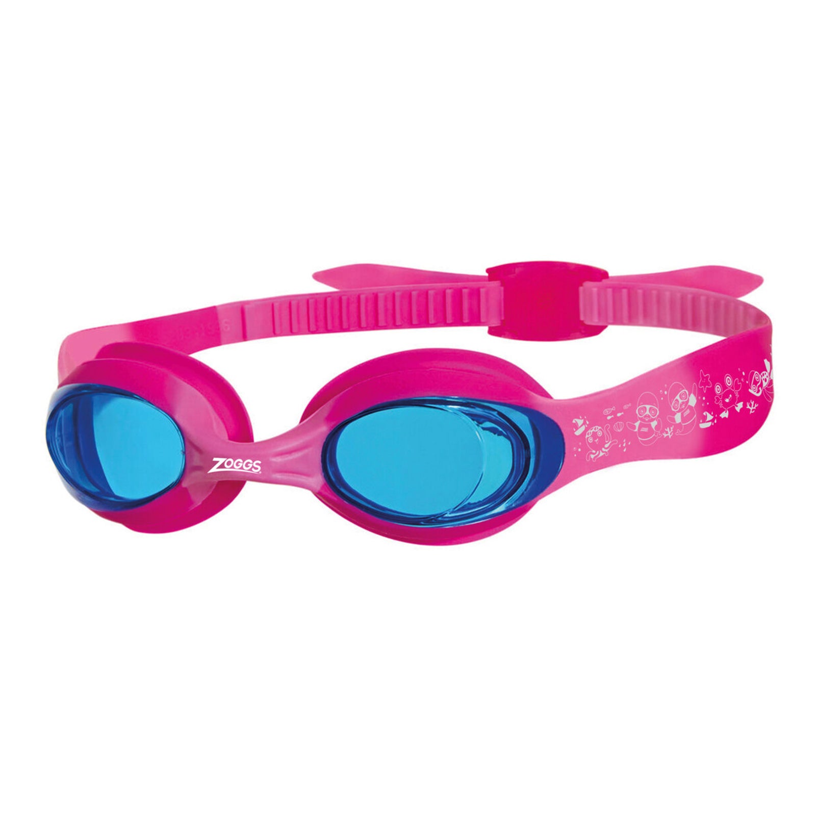 Childrens/kids Little Twist Swimming Goggles | One Size | Pink