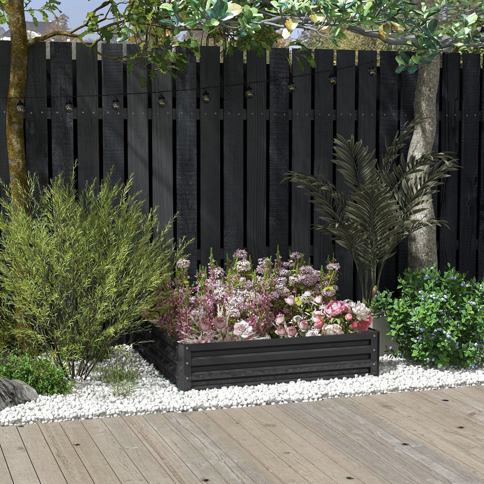 432l Raised Garden Bed Gardner Frame Kit | Dark Gray