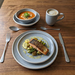 Cutlery Set Stainless Steel Anydate Stonewash | Set of 16 | Silver