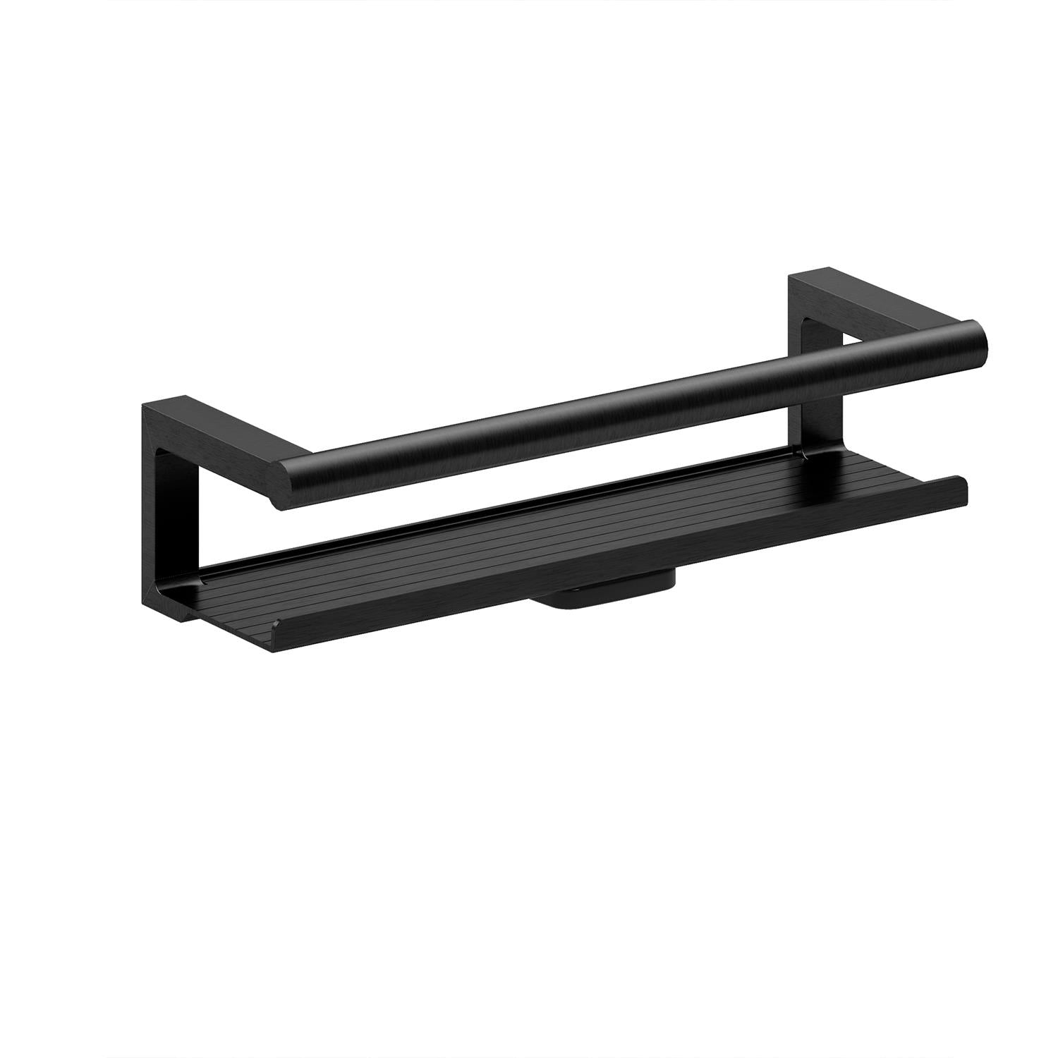 Bathroom Shelf, Organizer, Glass Wiper Black Pvd, Architect S+ Collection