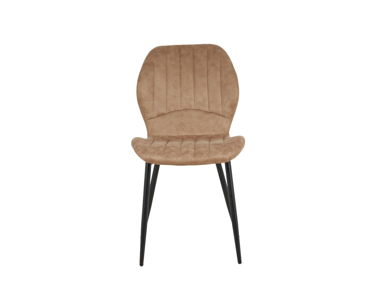 Jaydn Distressed Leather Comfort Dining Chairs - Set Of 4 | Set of 4 | Brown