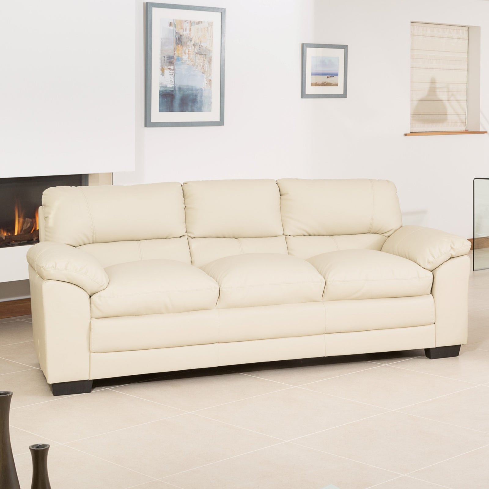 Genoa 3 Seat Sofa | 3 | Cream