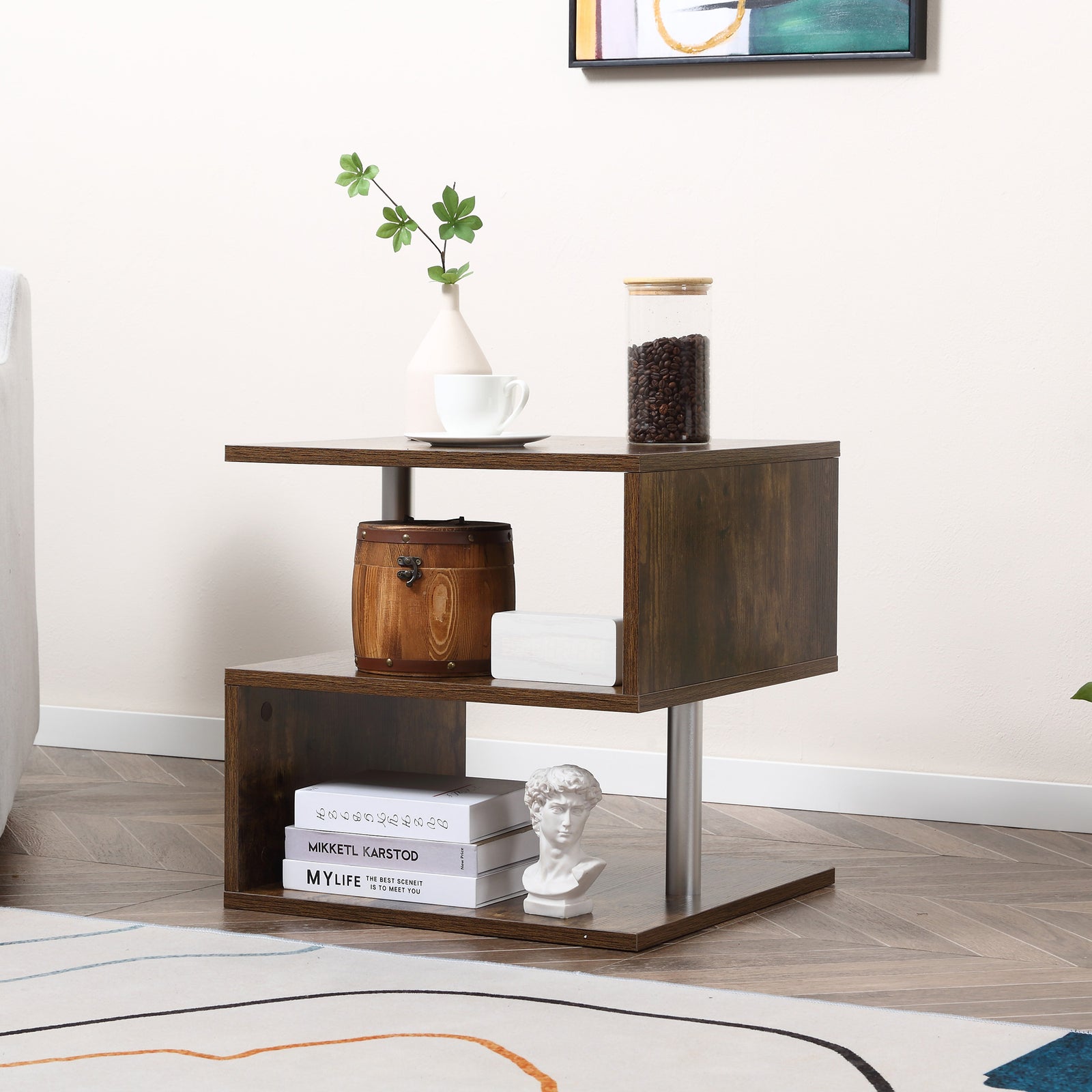 Coffee End Table Side Tv Sofa Stand Office | Natura
