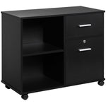 Filing Cabinet Mobile Printer Stand Drawer For A4 Size Files | One Size | Black