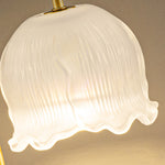 Breeins Flower-shaped Glass Bedside Lamp Candle Warmer
