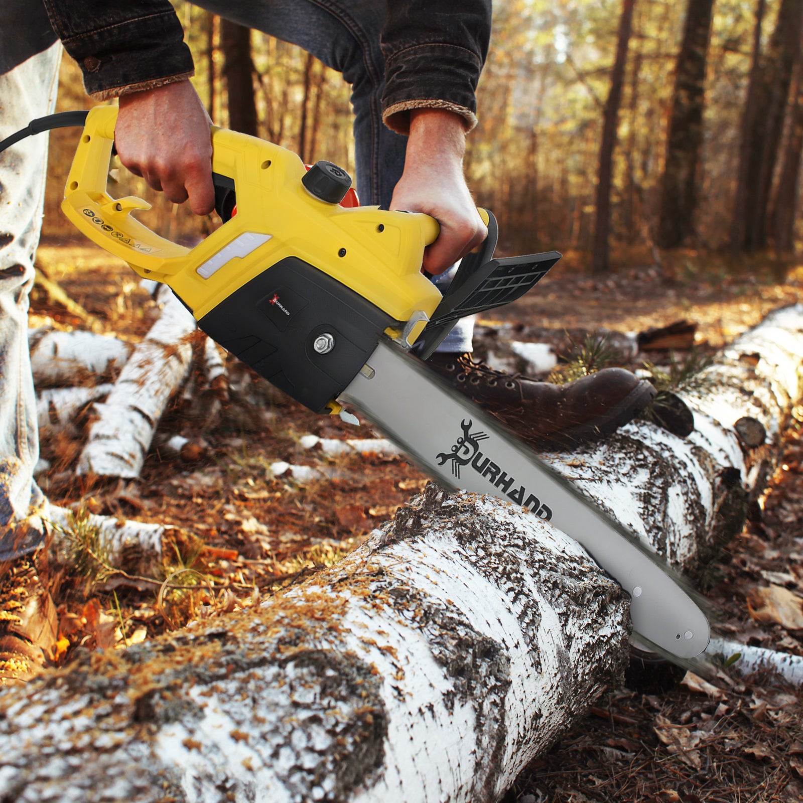 2000w Aluminium Chainsaw | Yellow