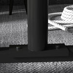 Olympic Weight Plate Rack With 4 Wheels And 6 Fasten Clamps | Black