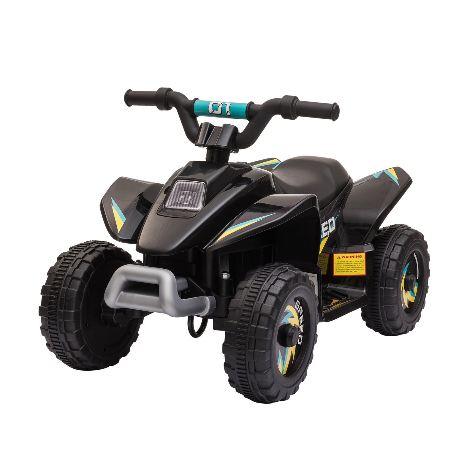 6v Kids Electric Ride On Car For 18-36 Months Toddlers | Black