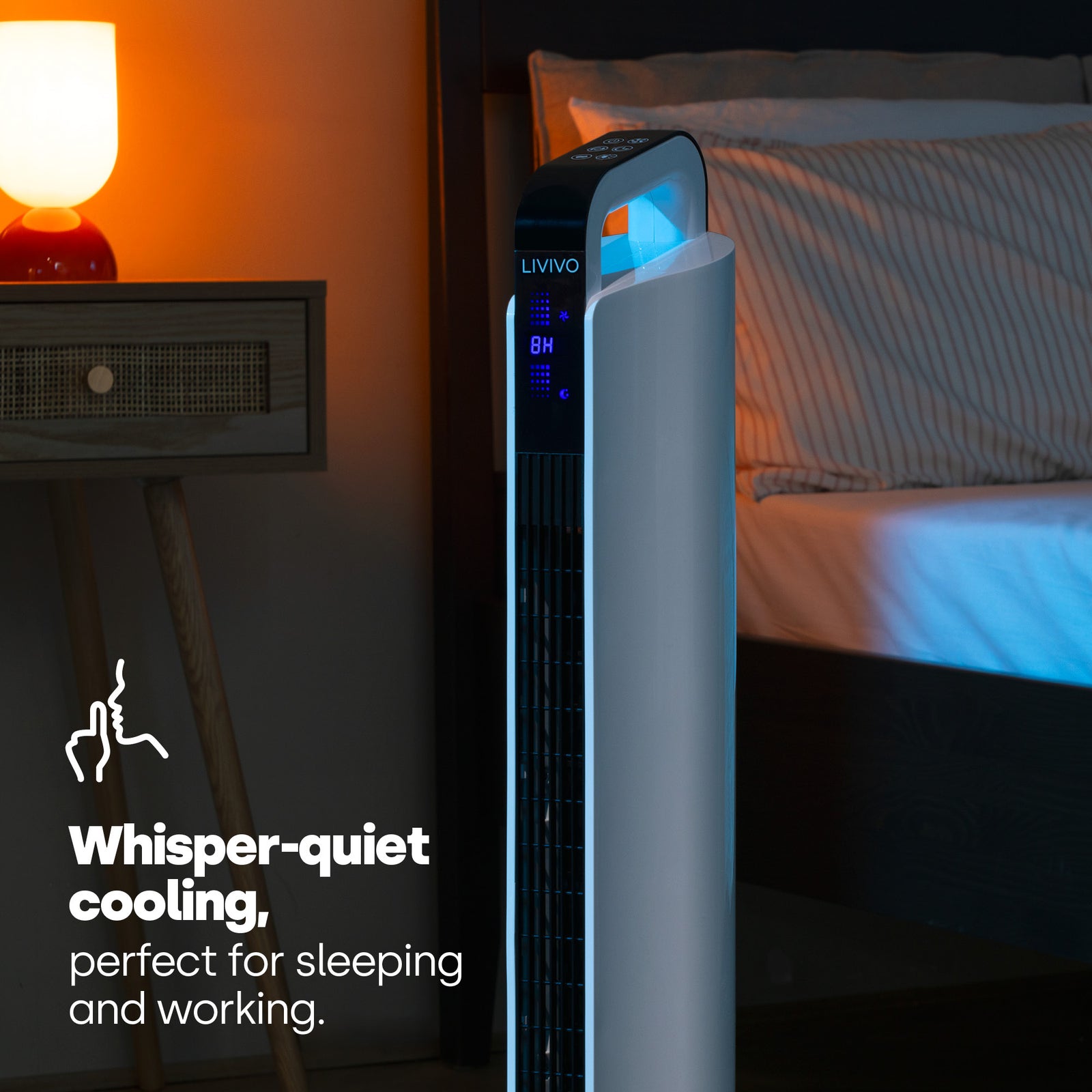 Livivo 35" Tower Fan - White