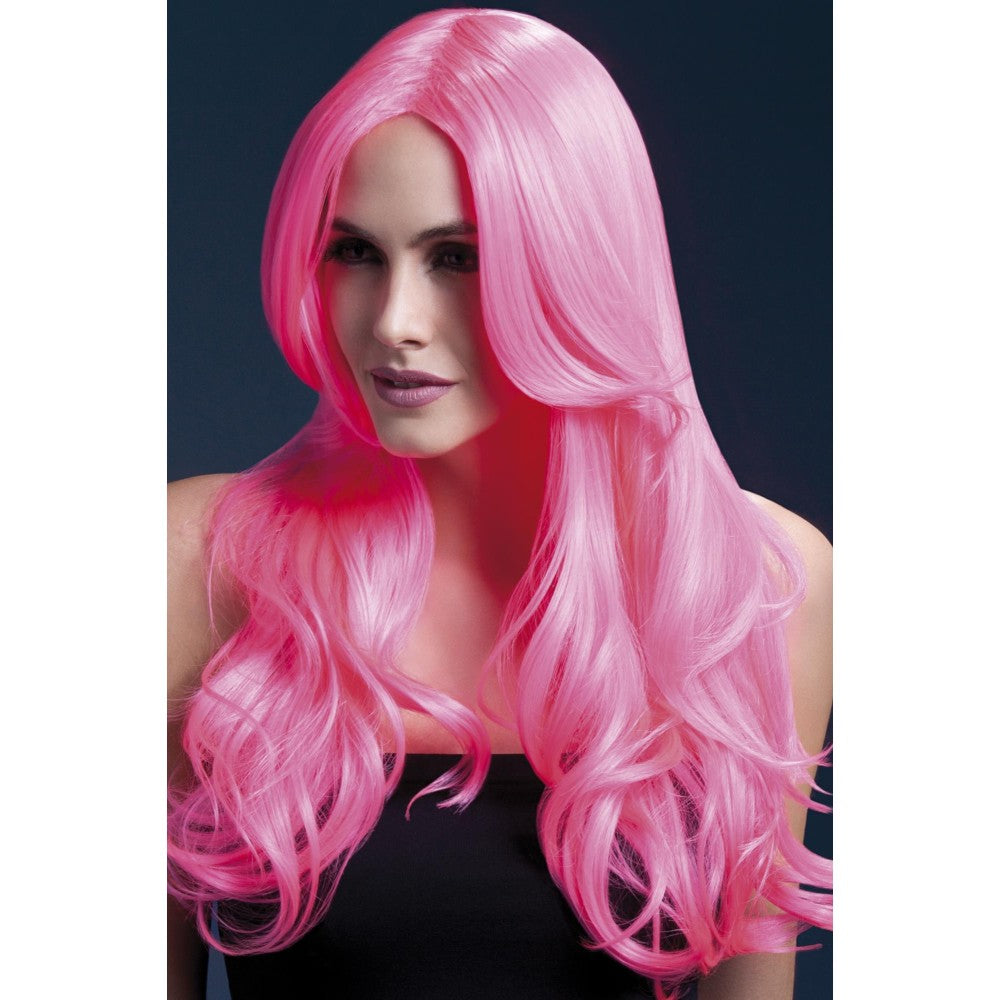 Khloe Wig | Neon Pink