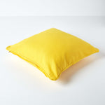 Cotton Plain Cushion Cover | 45cm x 45cm | Yellow