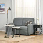 Modern 2 Seater Sofa Bed Click Clack Couch Sleeper