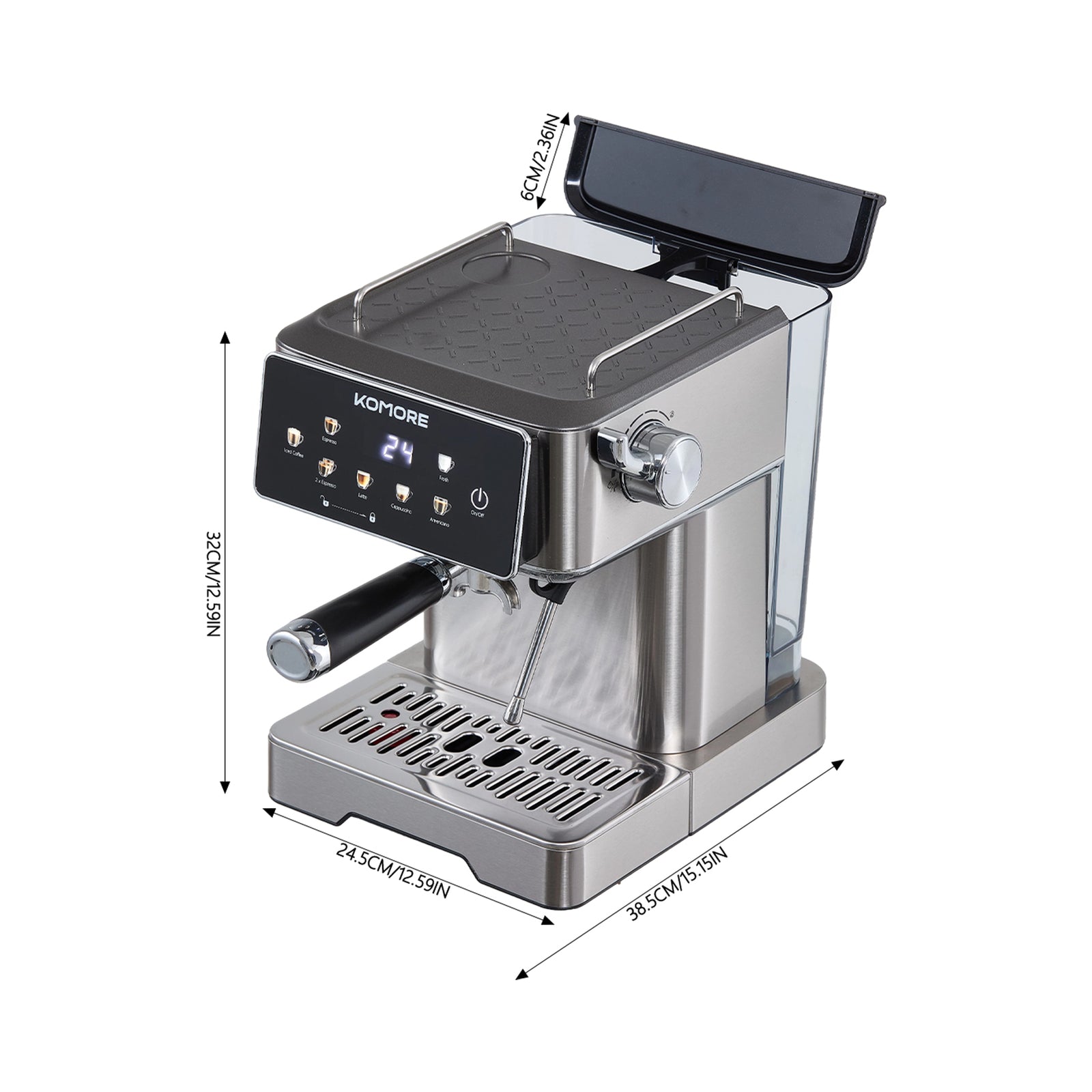 Breeins Espresso Machine With Milk Frother