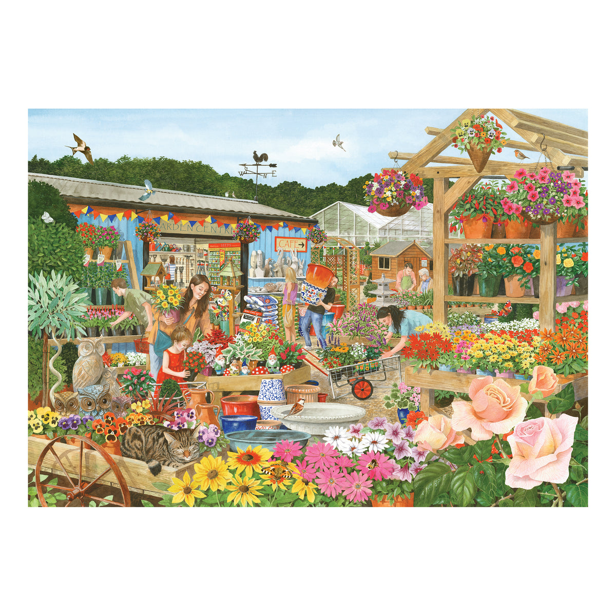 The House of Puzzles Everything For The Garden Big 250 Piece Jigsaw Puzzle