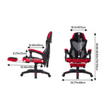 Ergonomic High Back Gaming Chair With Footrest