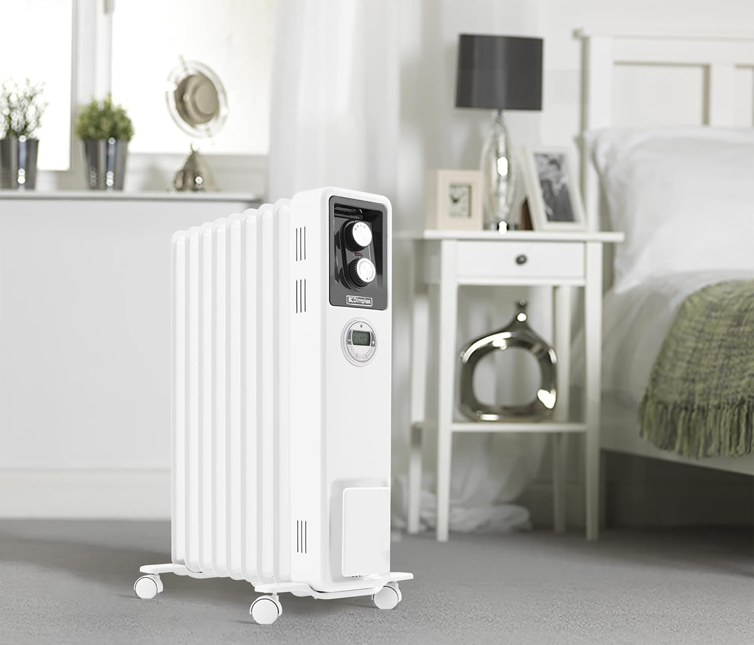 Oil Free Column Radiator, 2000w Heater