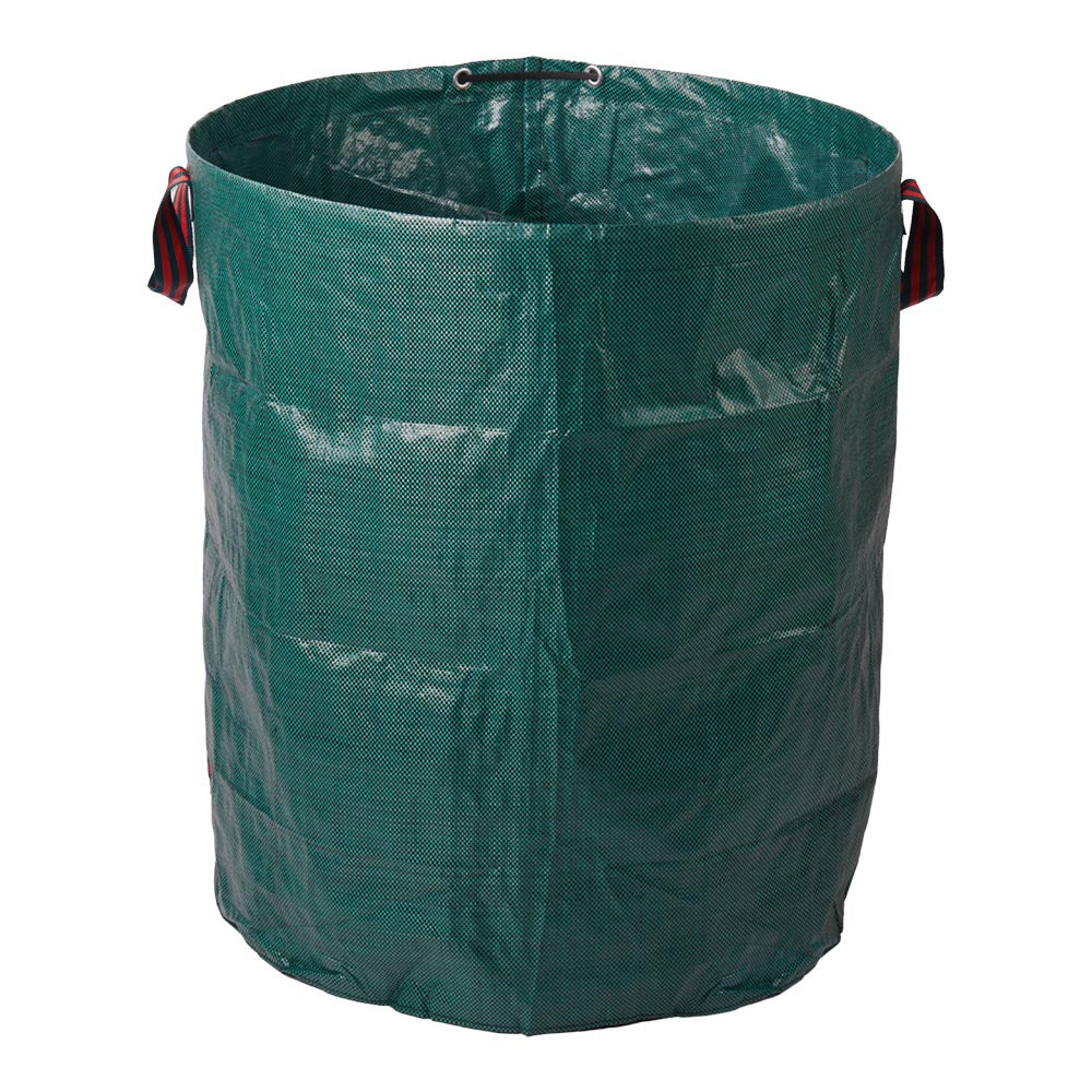 3 Pack Green Pp Woven Thickened Garden Waste Bags With Extra Large Capacity