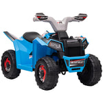 Electric Quad Bike, 6v Kids Ride-on Atv, For Ages 18-36 Months | Blue