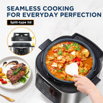 6l Electric Pressure Cooker – 12 Preset Programs, Ceramic Non-stick Inner Pot, Dual Heating, Touch Control