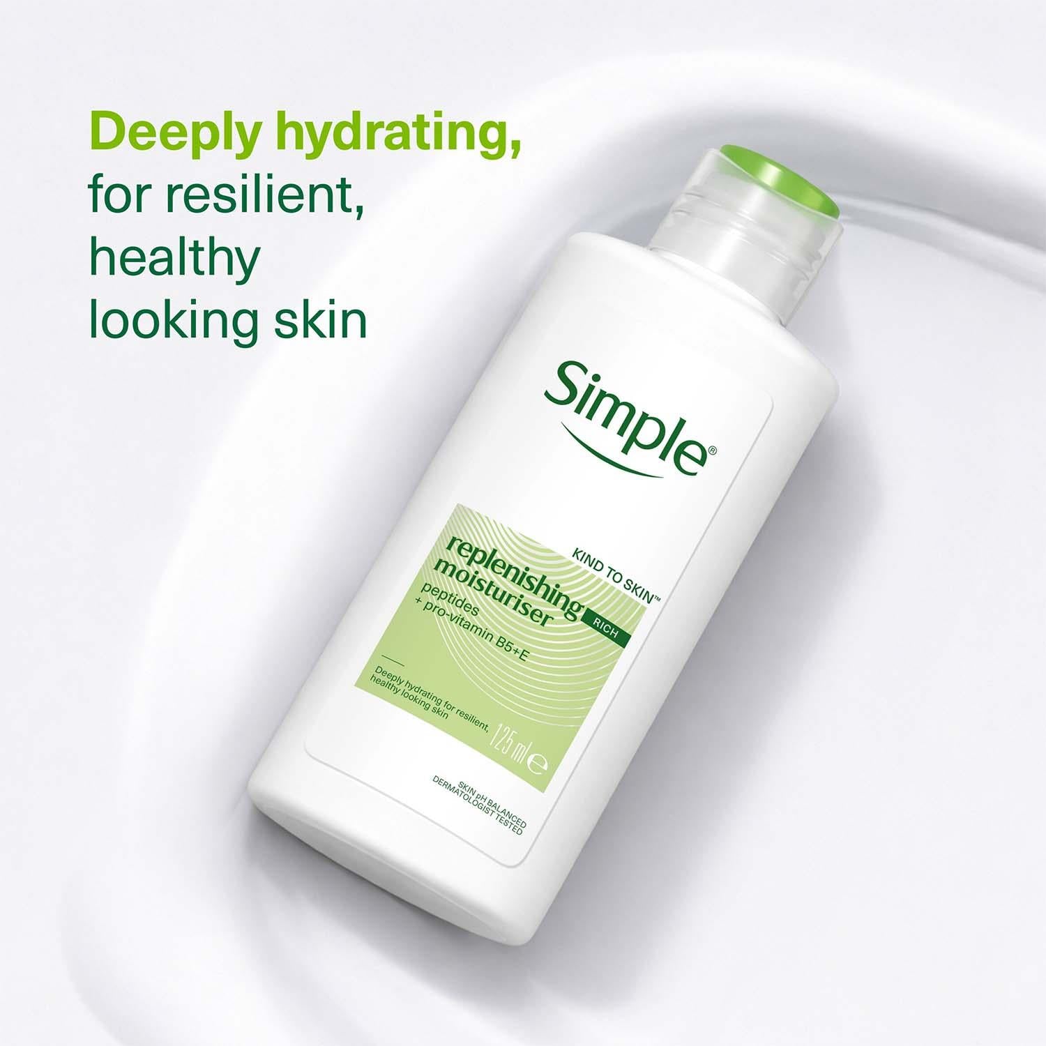 Simple Rich Moisturiser Cleanser Lotion & Sheet Mask Bundle