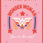 Wonder Woman 'you're The Best' Mother's Day Card Official Product
