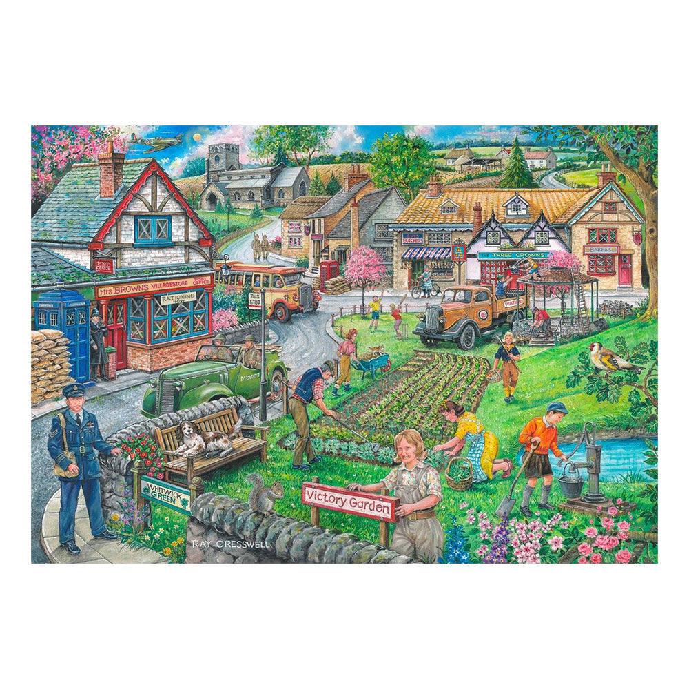 Wartime Green Jigsaw - Big 250 Piece Jigsaw Puzzle For Adults & Kids, With Extra Large Pieces