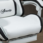 Reclining Pu Gaming Chair W/ Headrest | Black