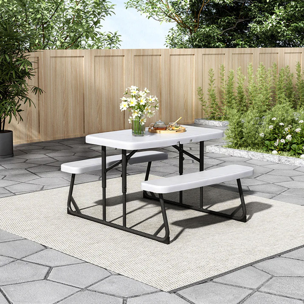 Foldable Picnic Table Bench Set For Kids