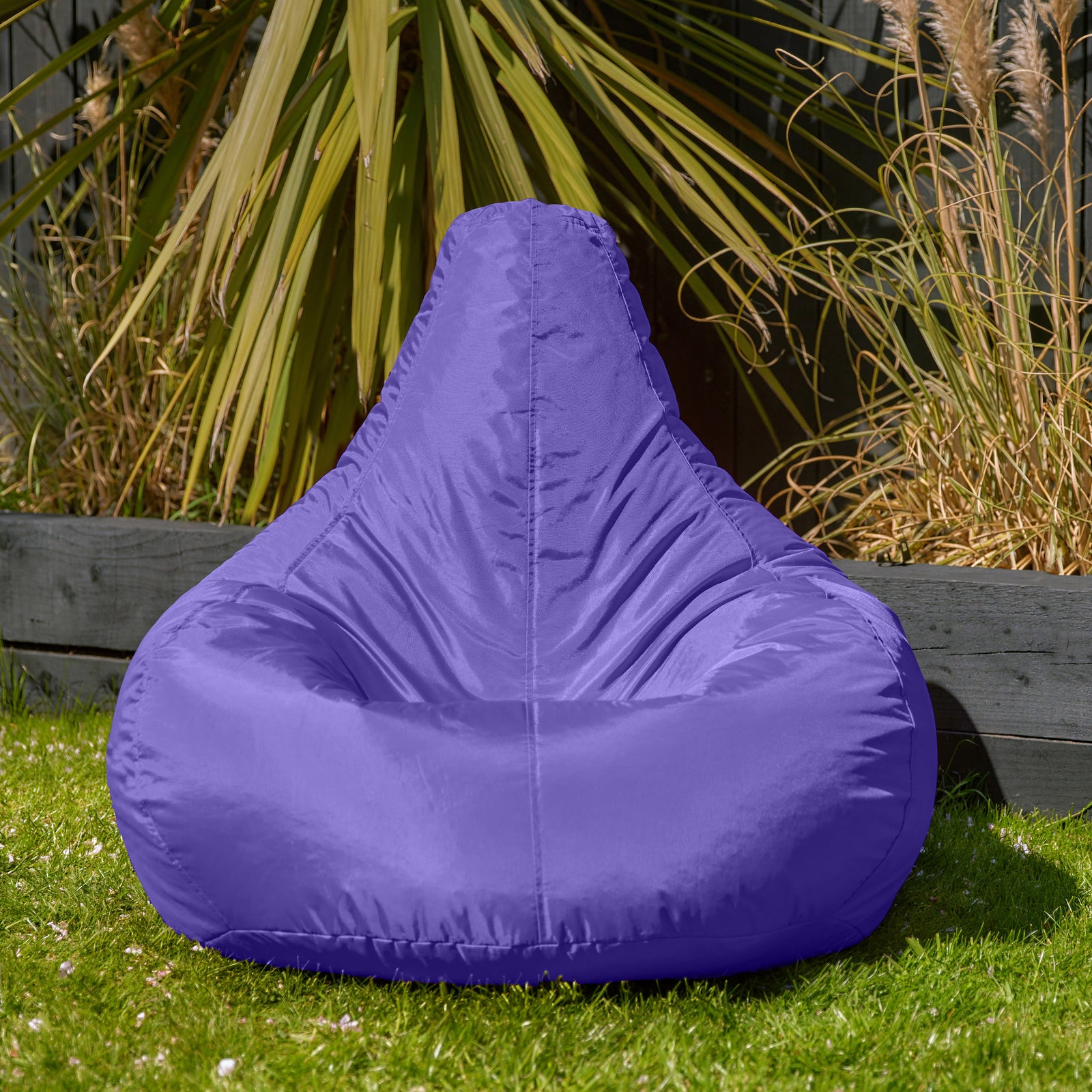 Recliner Indoor Outdoor Bean Bag Chair | Purple