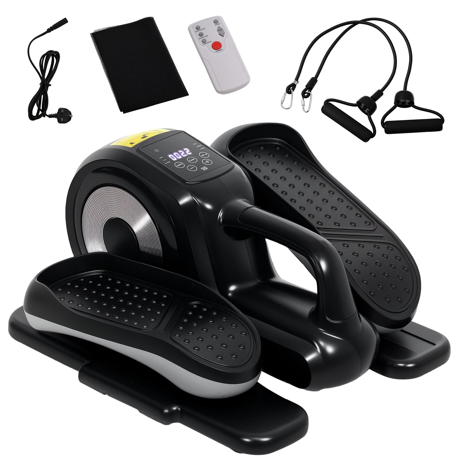 Mini Elliptical Machine, Seated Pedal Exerciser W/ Control