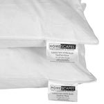 White Duck Feather Pillow Pair