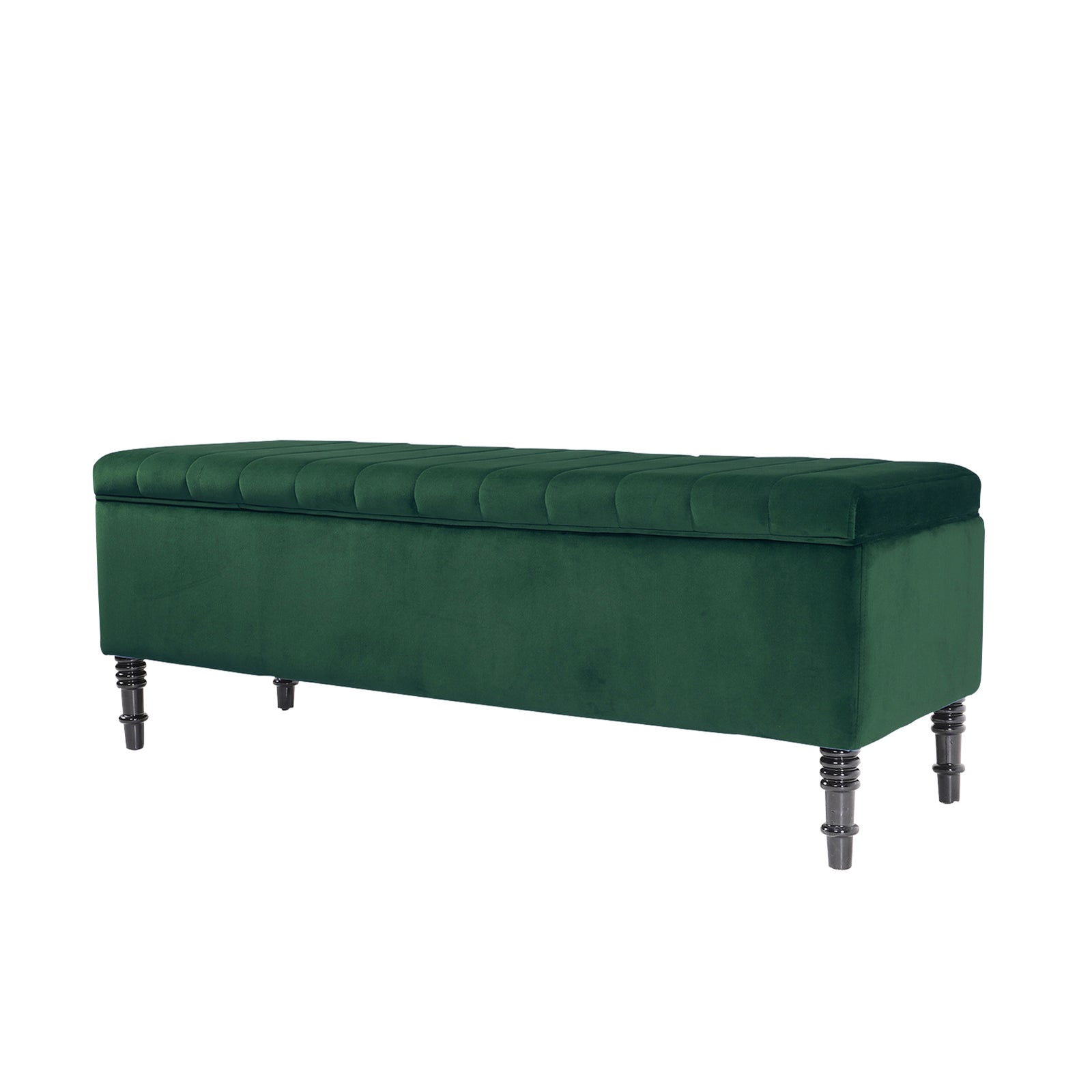 Breeins Fleece Upholstered Storage Bench