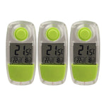 Solar Window Thermometer 3 Pack - Waterproof - °c Or °f