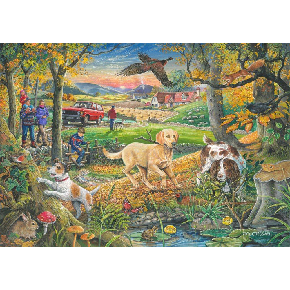 Catch Me If You Can - Big 500 Piece Jigsaw Puzzle For Adults & Kids, With Extra Large Pieces