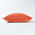 Luxury Cotton Velvet Cushion Cover | 40cm x 40cm | Burnt Orange