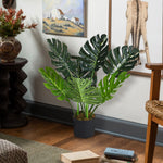 65cm Artificial Tropical Monstera Tree Faux Plant In Pot