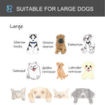 109.5 x 71 x 78 cm Metal Dog Cage W/ Locking Door, Wheels