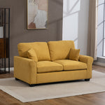 Lewiston Fabric Pull Out Sofabed | Yellow