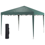 3x3(m) Pop Up Gazebo Marquee Tent For Garden W/ Carry Bag | Green