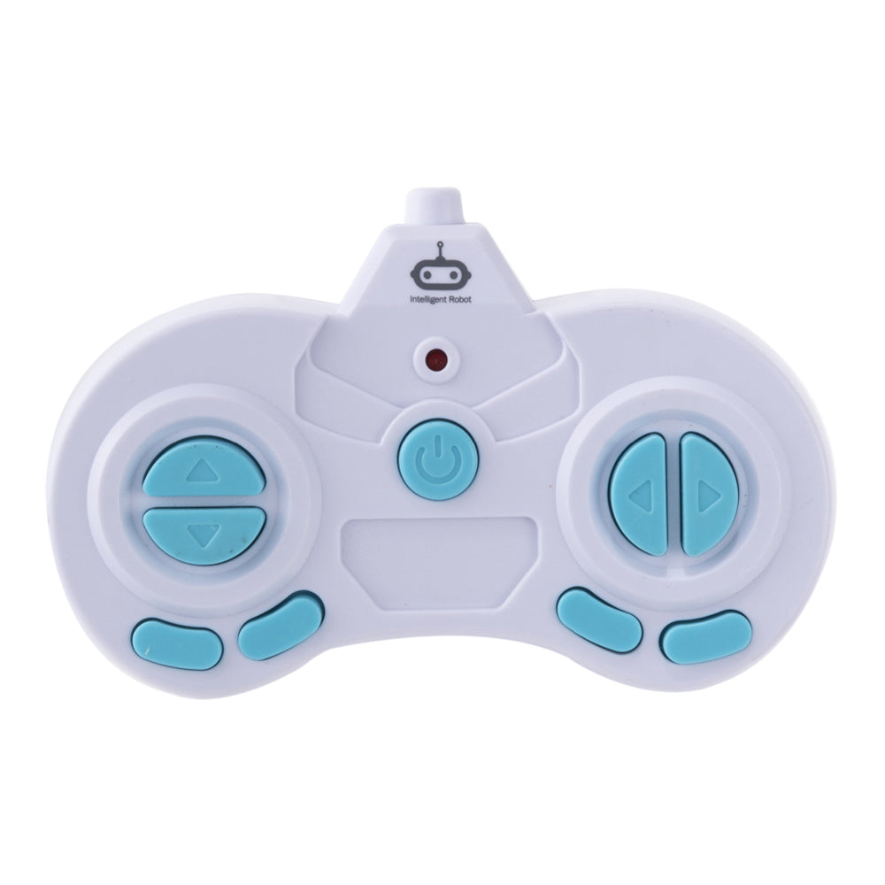 White Sqn-08 Remote Control Robot Toy With Led Lights And Interactive Features For Children