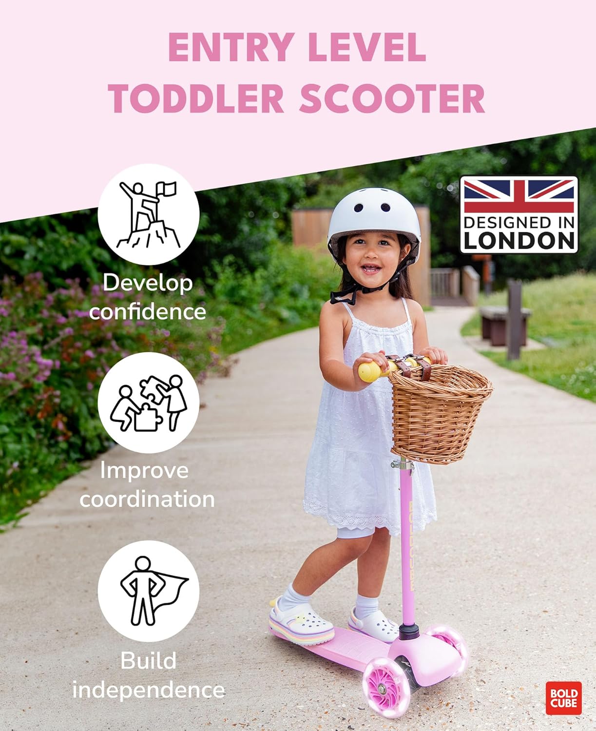 Teeny 3 Wheel Scooter | Pink