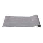 Silver Grey 3d Curved Stripe Prepasted Wallpaper