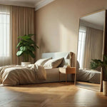 Takara - Leaner Gold Metal Rectangle Mirror | 180cm x 90cm